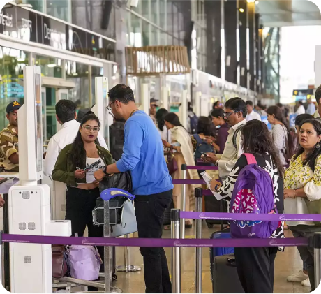 Delhi Airport Passenger
Checking